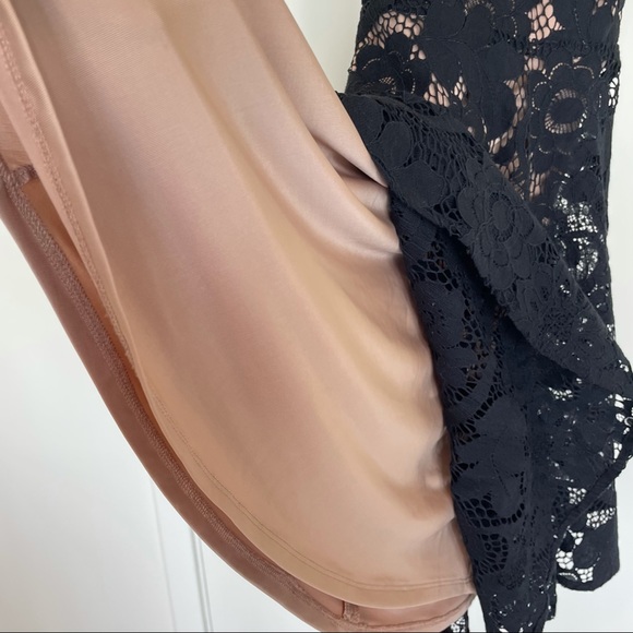 For Love and Lemons Gianna Black Lace Apron Dress - Picture 8 of 16